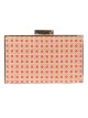 Clutch fiesta rafia fucsia