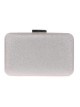 Clutch fiesta metalizado gris