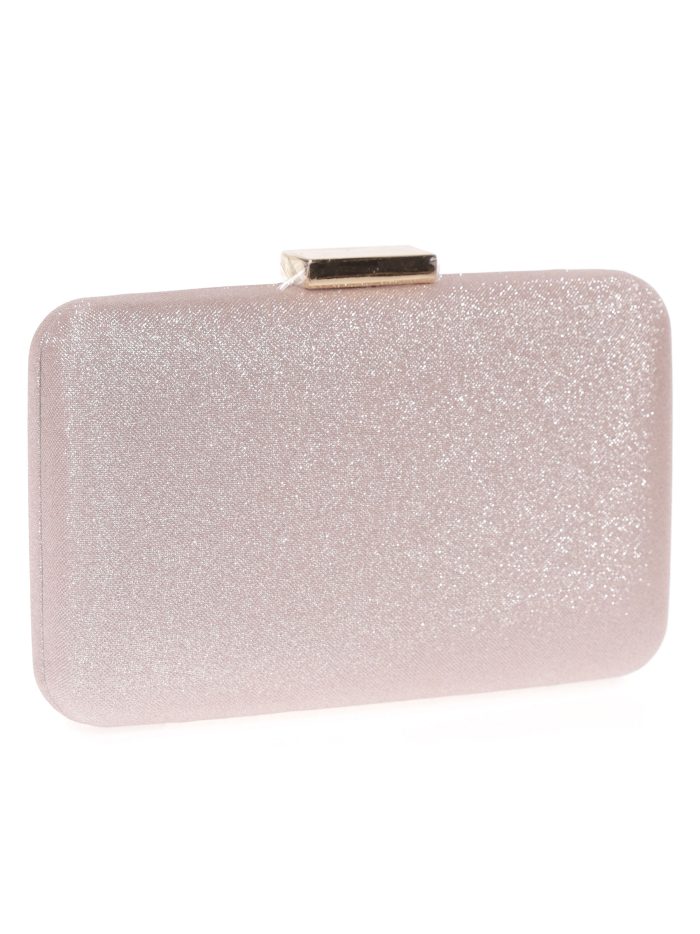 Clutch fiesta metalizado rosa