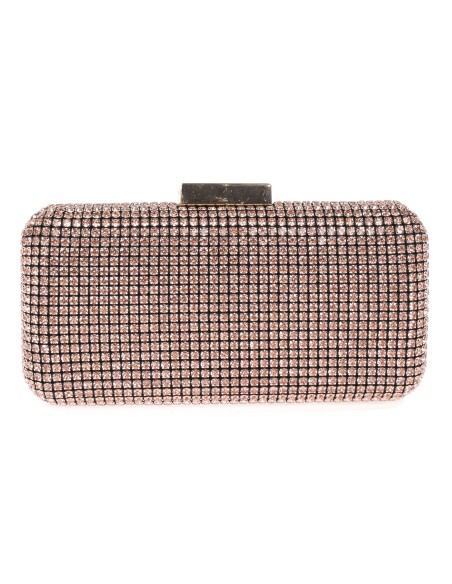 Clutch fiesta pedrería champan
