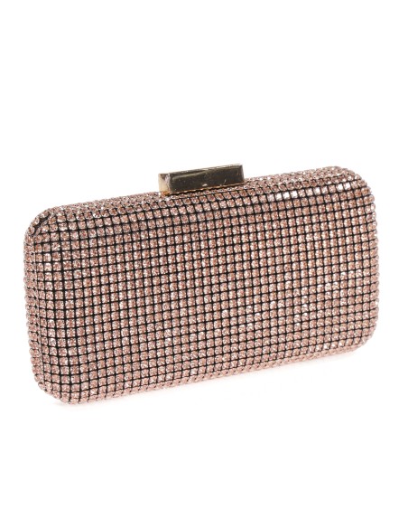 Clutch fiesta pedrería champan