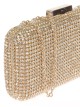 Clutch fiesta pedrería oro-claro