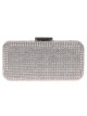 Clutch fiesta pedrería plata
