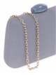 Faux leather clutch with stone bead vaquero