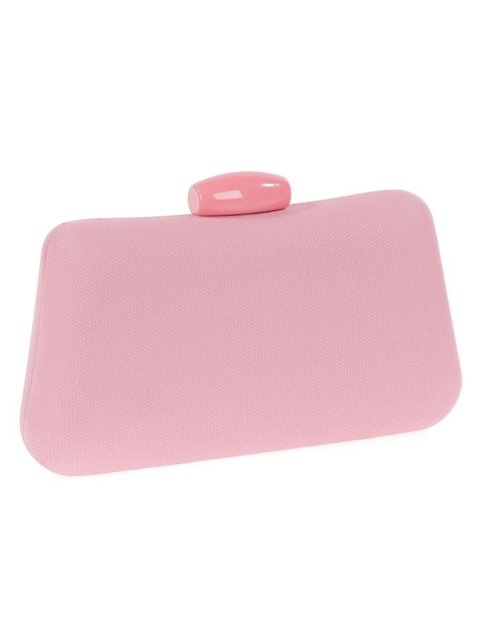 Clutch fiesta polipiel abalorio rosa