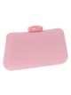 Clutch fiesta polipiel abalorio rosa