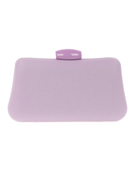 Clutch fiesta polipiel abalorio violeta