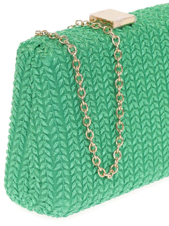 Clutch fiesta bordado verde
