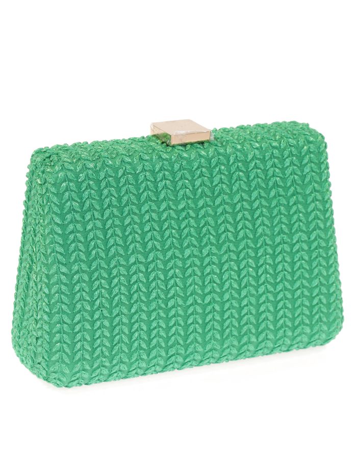 Clutch fiesta bordado verde