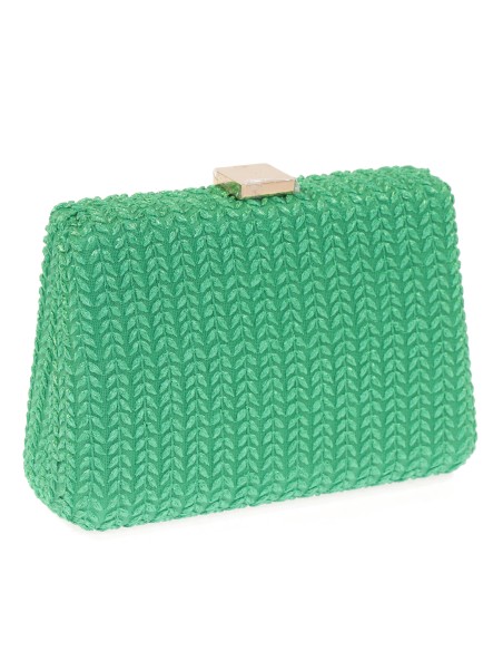 Clutch fiesta bordado verde