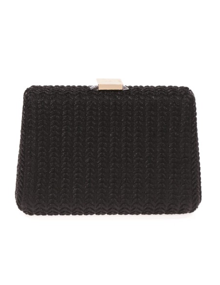 Clutch fiesta bordado negro