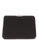 Clutch fiesta bordado negro