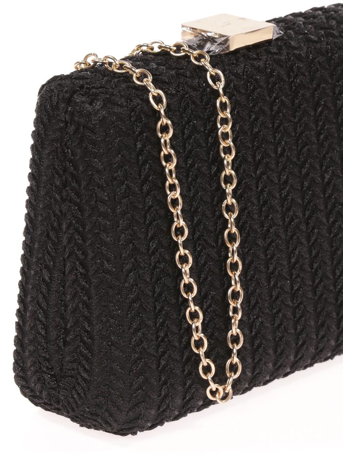 Clutch fiesta bordado negro
