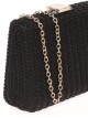 Clutch fiesta bordado negro