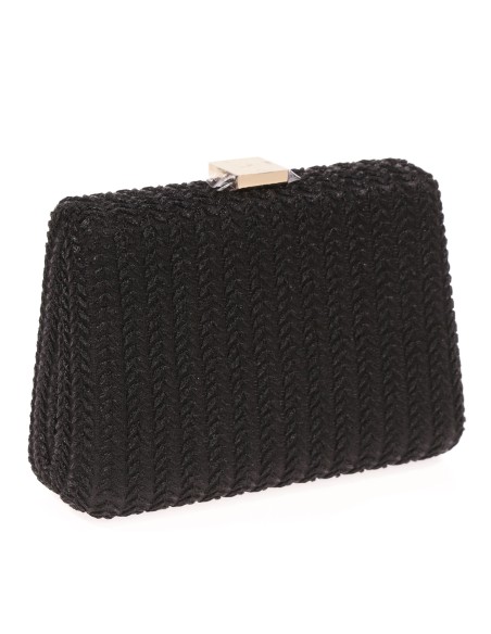 Clutch fiesta bordado negro