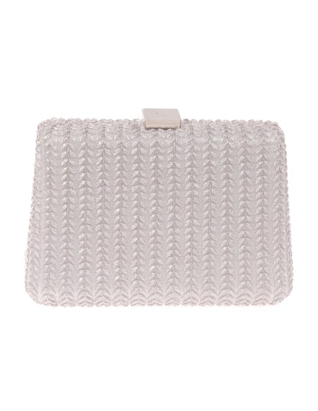 Clutch fiesta bordado plata