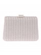 Embroidered clutch plata