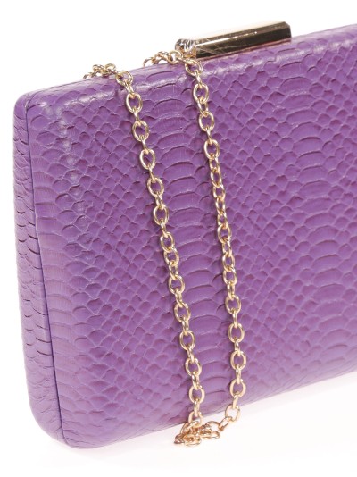 Clutch fiesta animal print violeta 2