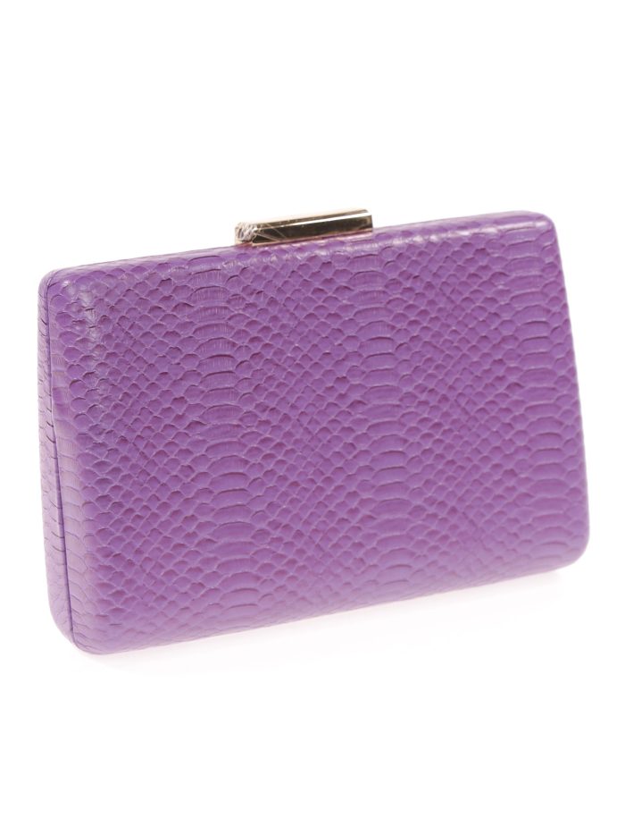 Clutch fiesta animal print violeta