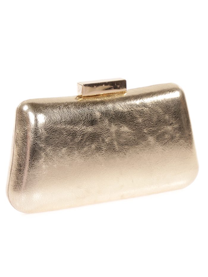 Clutch fiesta metalizado oro-claro
