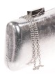 Clutch fiesta metalizado plata