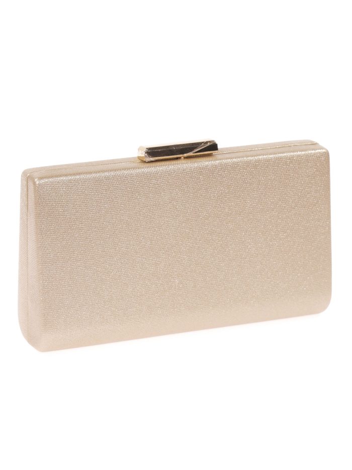 Clutch fiesta metalizado oro-claro