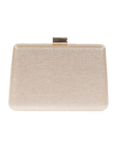 Clutch fiesta metalizado oro