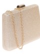 Clutch fiesta metalizado oro
