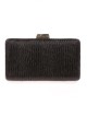 Clutch fiesta metalizado negro