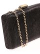 Clutch fiesta metalizado negro