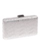 Clutch fiesta metalizado plata