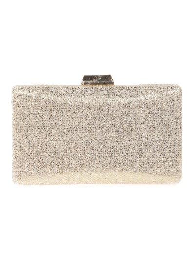 Clutch fiesta rafia oro-claro