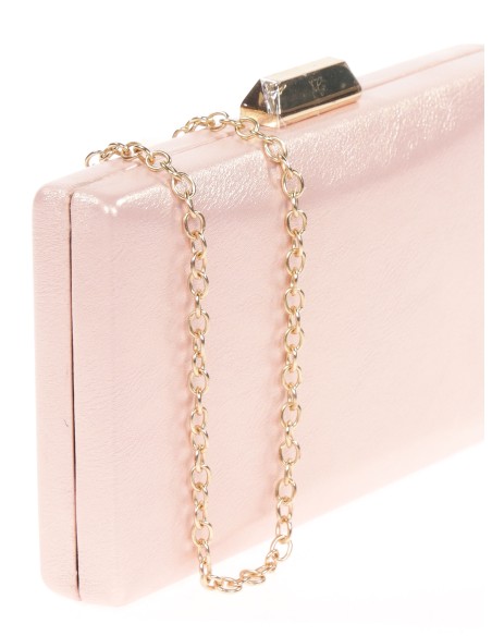 Clutch fiesta polipiel rosa