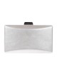 Clutch fiesta polipiel plata