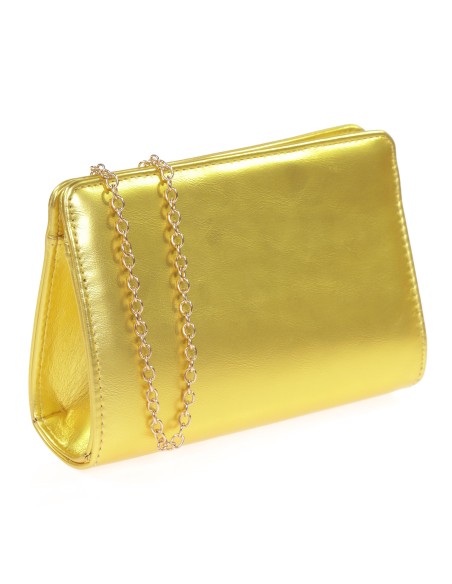 Cartera fiesta polipiel cadena lima