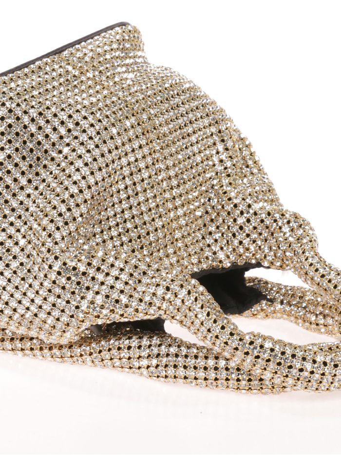 Mini saca fiesta pedrería oro-claro