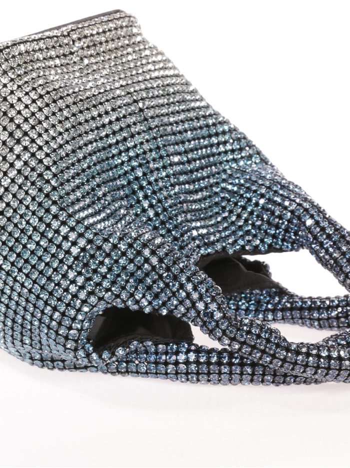 Mini saca fiesta pedrería azul