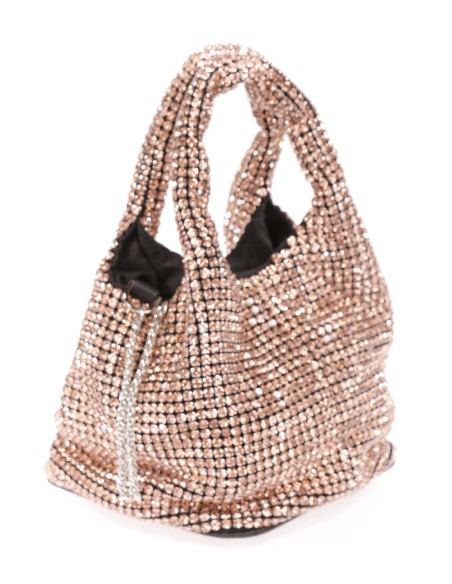 Mini saca fiesta pedrería champan