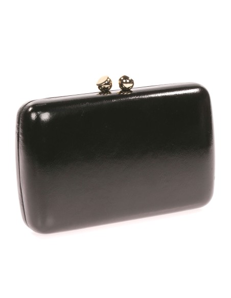 Clutch fiesta polipiel negro