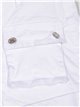 Short denim bolsillos blanco (XS-XL)