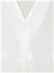 Die-cut embroidered blouse blanco (M-L-XL-XXL)