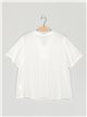 Blusa plumeti crochet blanco (M-L-XL-XXL)