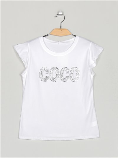 Coco t-shirt with rhinestone (M/L-XL/XXL)