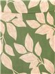 Falda fluida hojas verde-beis