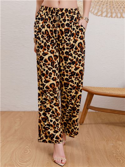 Leopard print straight trousers (M/L-XL/XXL)