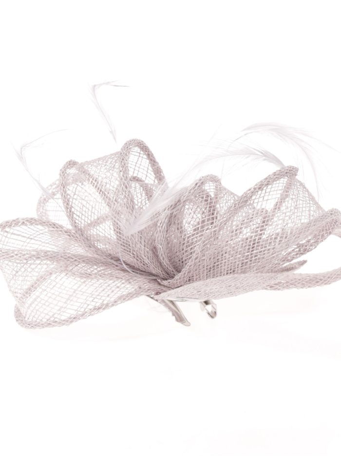 Tocado pequeño liso plata