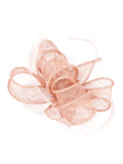 Tocado pequeño liso rosa-palo