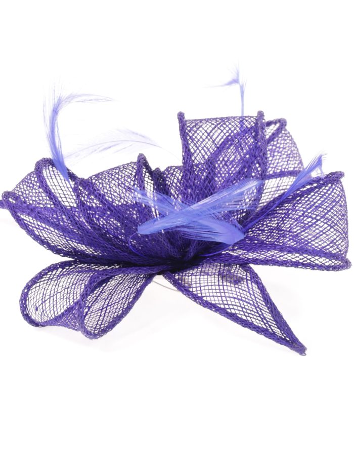 Tocado pequeño liso azulon