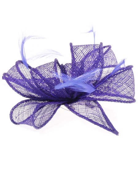 Tocado pequeño liso azulon