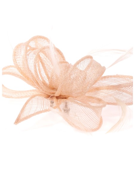 Tocado pequeño liso rosa